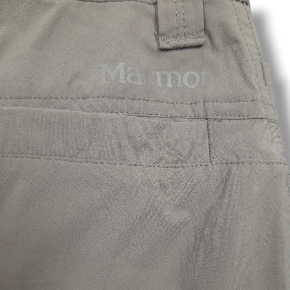 Marmot Transcend Convertible Pant Mens 28 x 32 Green Cargo Stretch Dobby DWR UPF - Picture 9 of 12